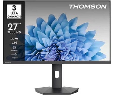 THOMSON Monitor M27FB5C15, 27", 1920 x 1080, IPS, 120 Hz, crna
